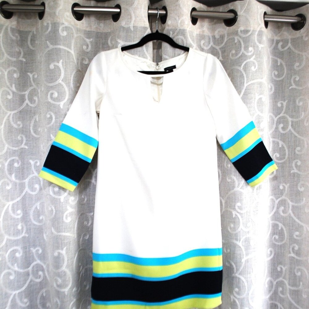 Retro Spring Ann Taylor Stunning Unique Dress Size 0